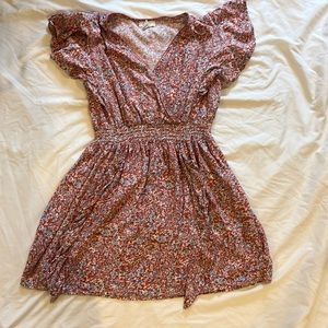 Flower Patterned dress. Worn Once!